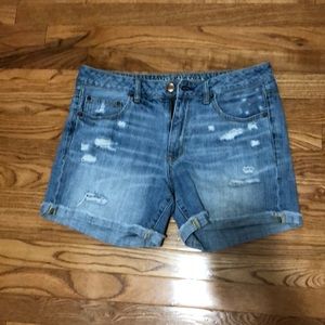 American Eagle Denim Rolled Boy Midi Short